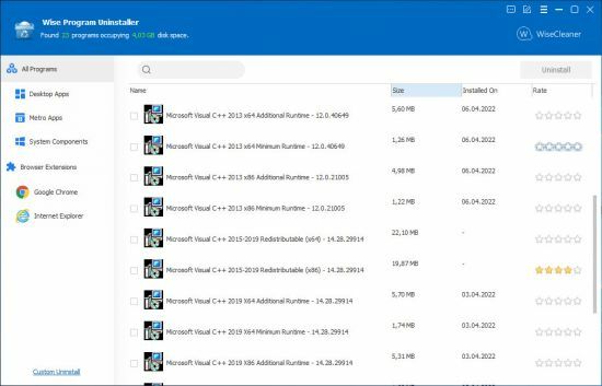 Wise Program Uninstaller 3.2.8.272 Multilingual – (11 MB) Wise Program Uninstaller 3.2.8.272 Multilingual – (11 MB)