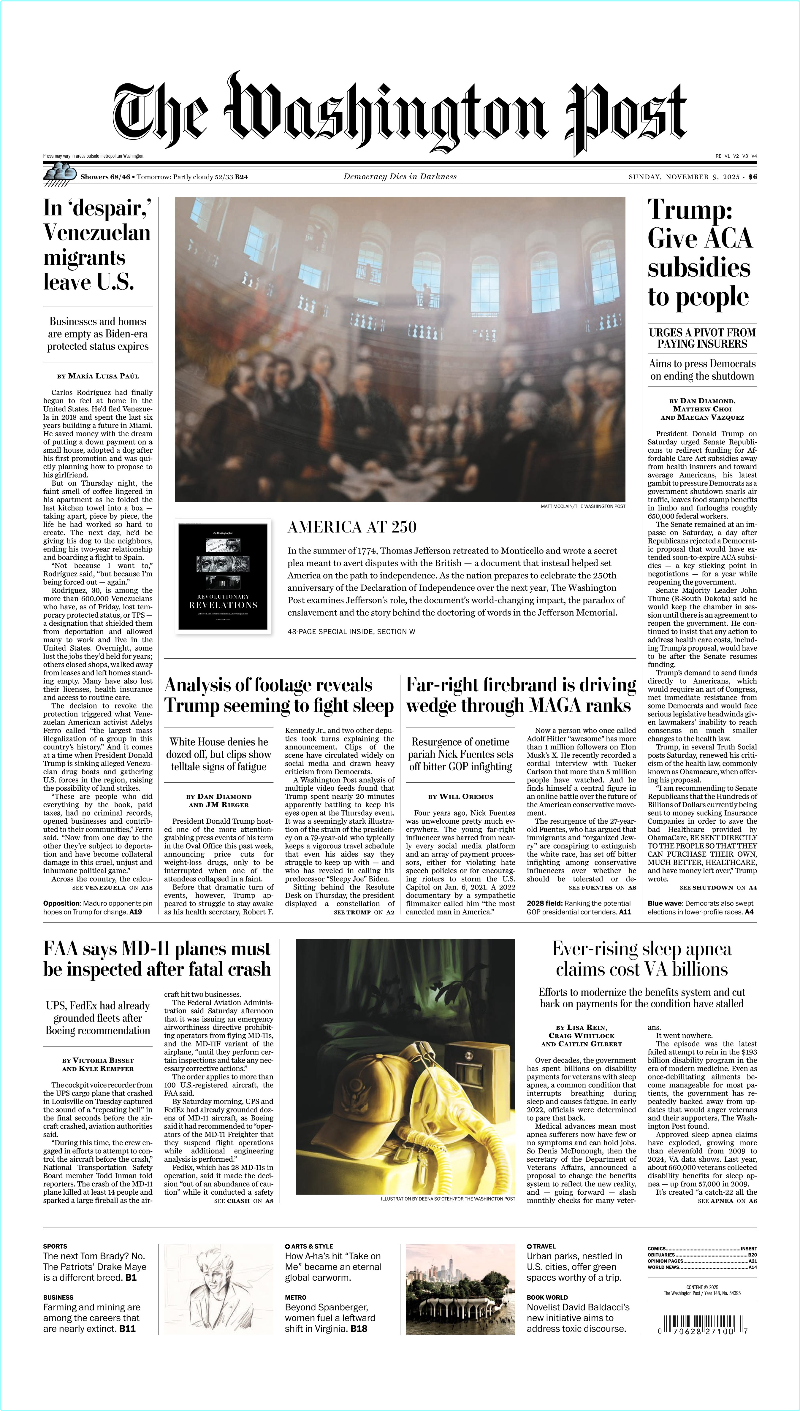 The Washington Post November 09.2025 The Washington Post November 09.2025
