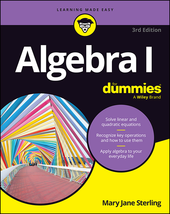 Algebra I For Dummies 3rd Edition TrueRetail EPUB (Mary Jane Sterling)