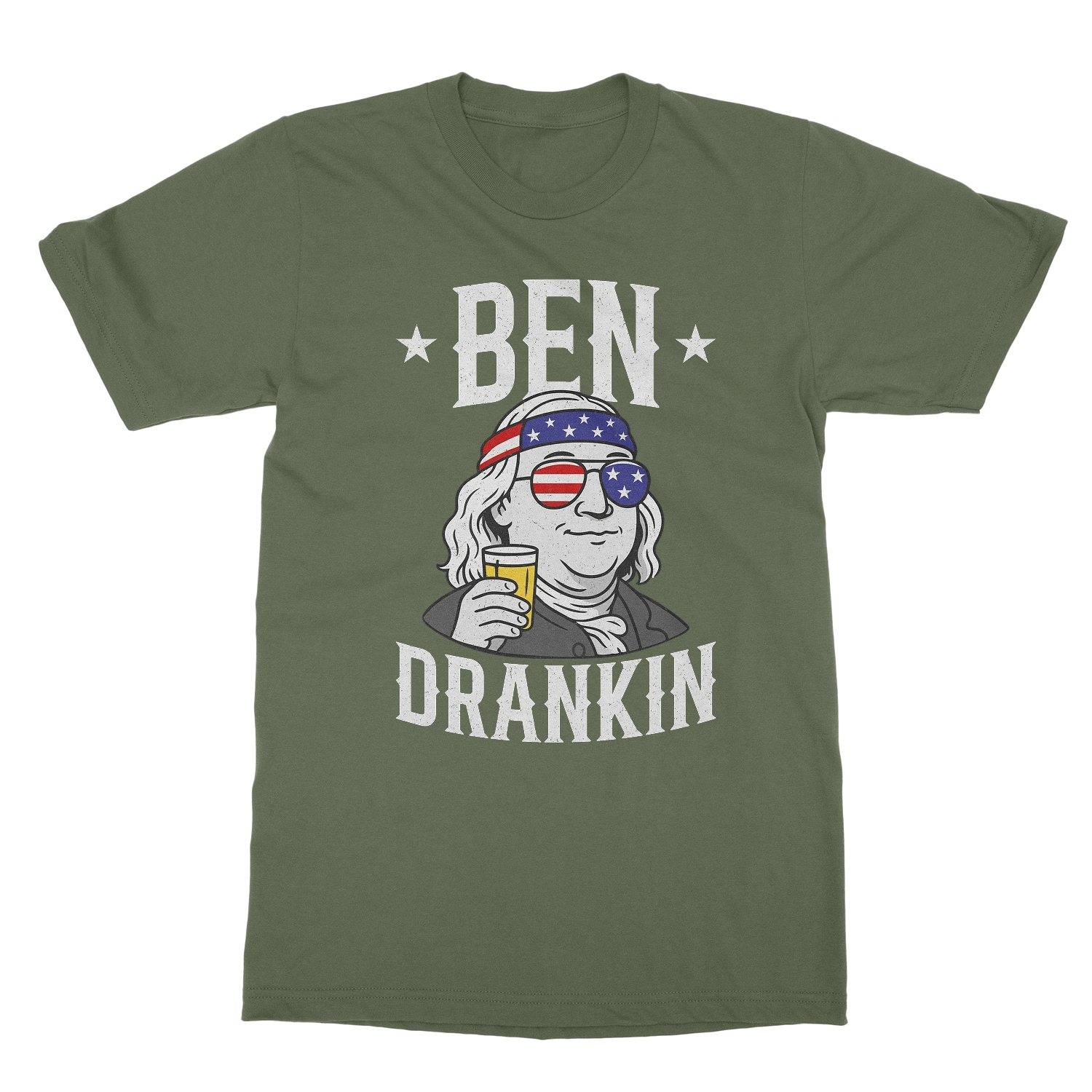 Ben Drankin – Funny Franklin 4th of July Beer Unisex T-Shirt