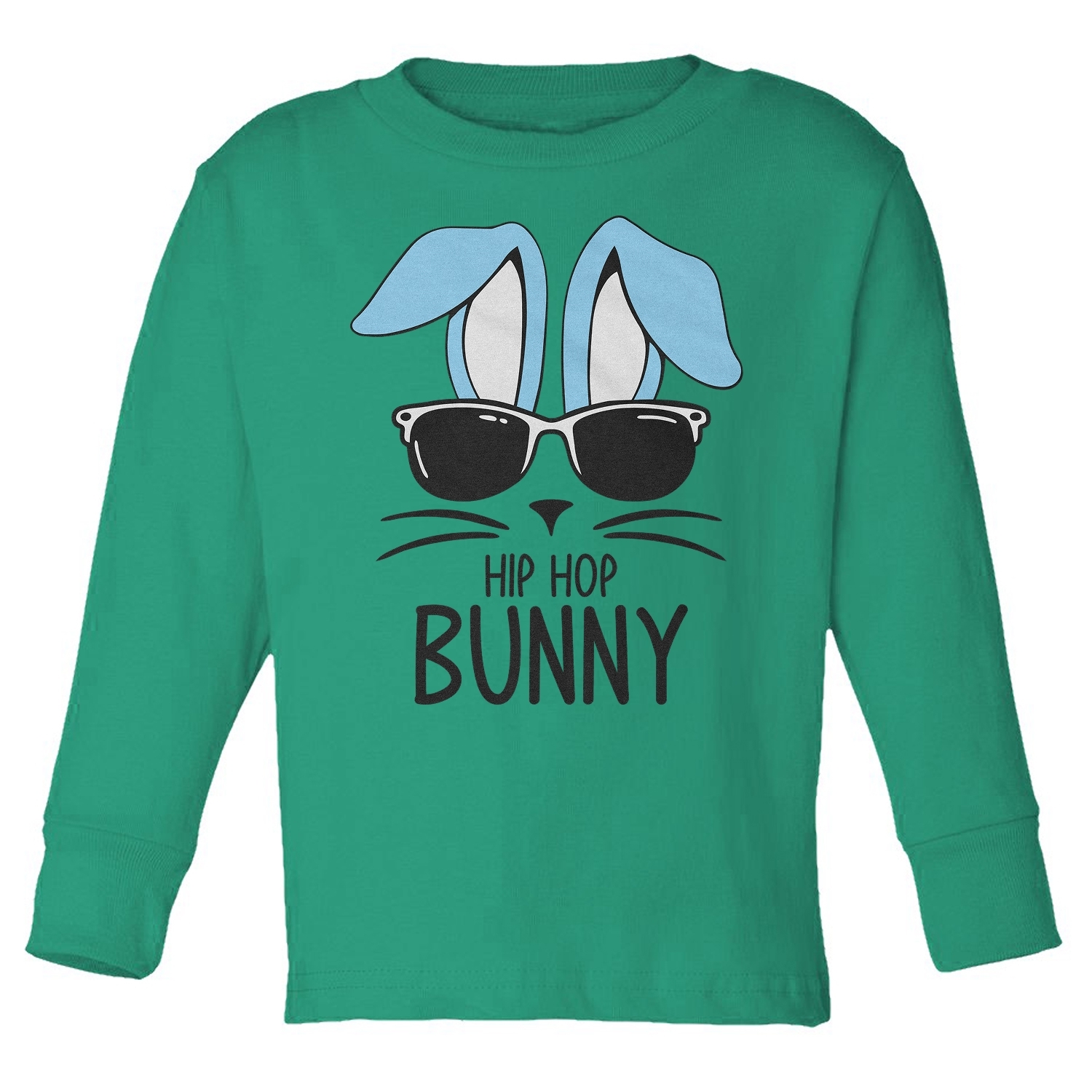Hip Hop Bunny Shades - Funny Easter Rabbit Ears Toddler Long