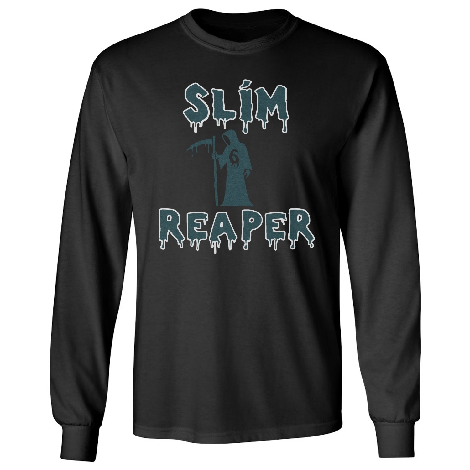 Philly Slim Reaper DeVonta Inspired Tee Sports Fans Long Sleeve