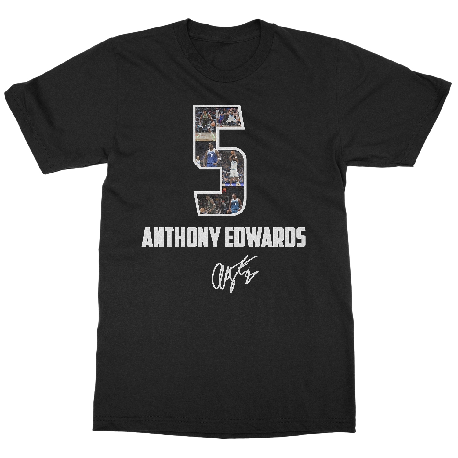Collage 5 Anthony Edwards-Inspired – Minnesota Fans Unisex T-Shirt