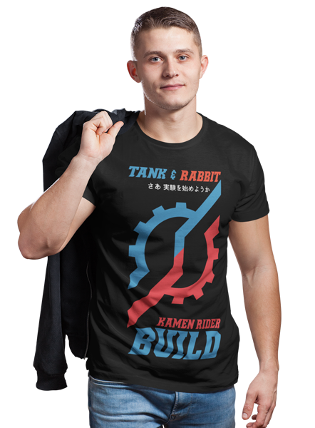 kaos kamen rider build rabbit tank