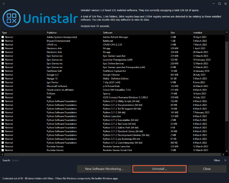 Uninstalr 3.0 Uninstalr 3.0