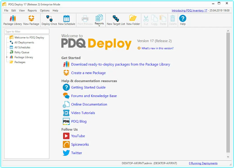 PDQ Deploy 19.6.21.0 Enterprise – (104 MB) PDQ Deploy 19.6.21.0 Enterprise – (104 MB)