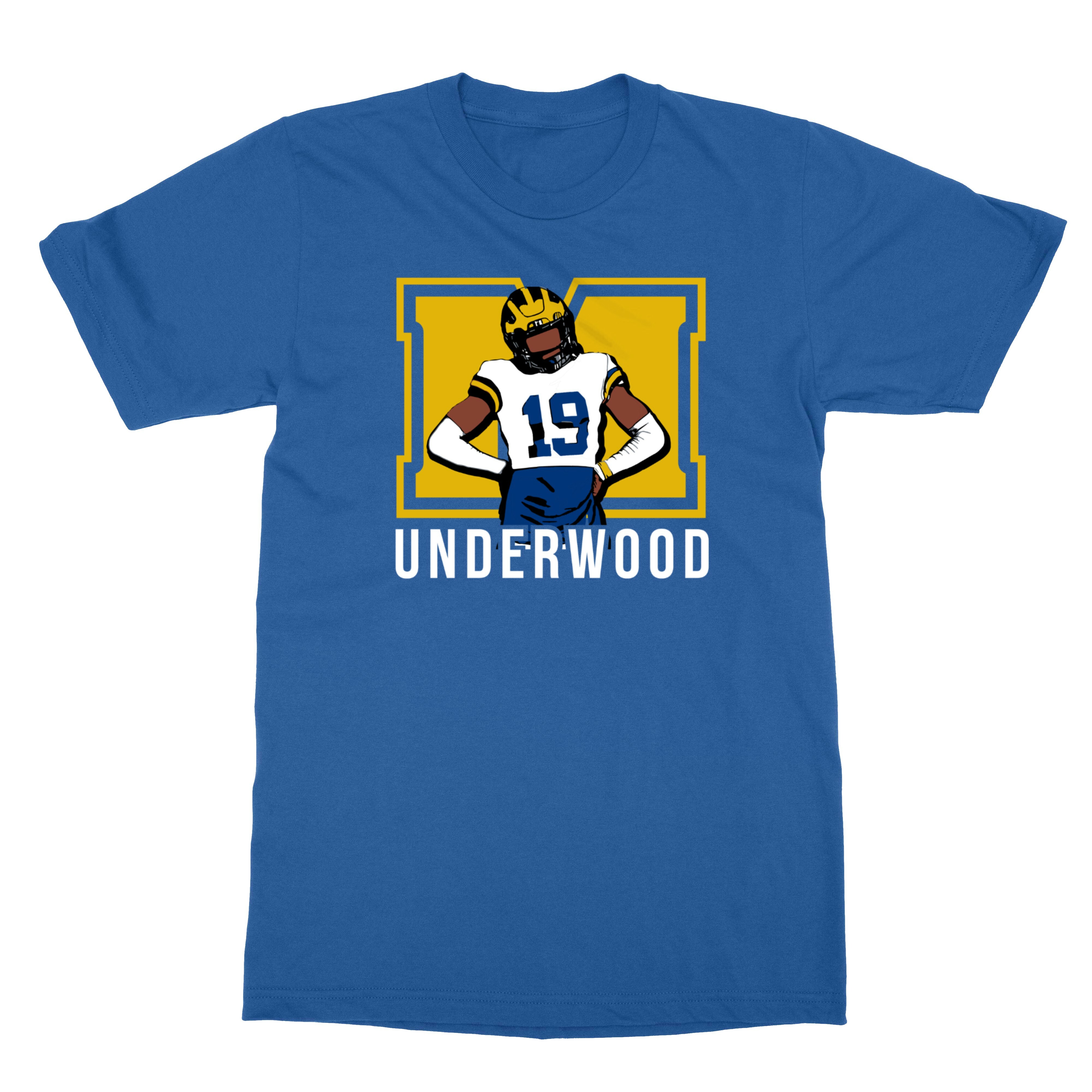 Underwood 19 Michigan Football Star Quarterback Unisex T-Shirt