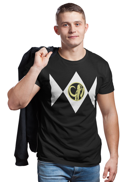 kaos black ranger mighty morphin power rangers