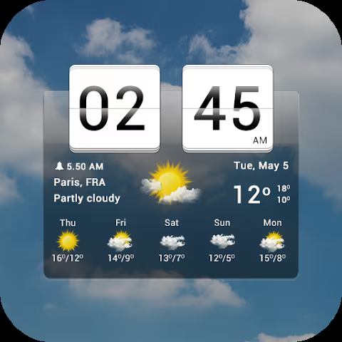 Sense V2 Flip Clock & Weather V9.05.0 Sense V2 Flip Clock & Weather V9.05.0
