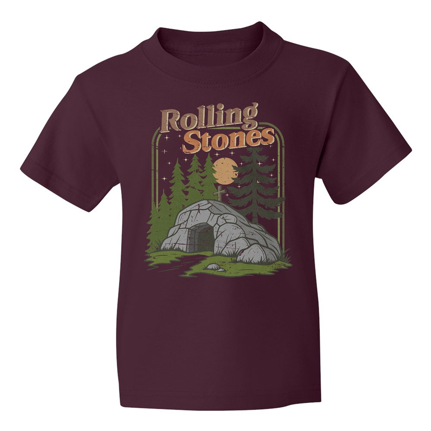 The Stone Was Rolled Away - He Is Alive Easter Youth Unisex T-shirt - Picture 7 of 13