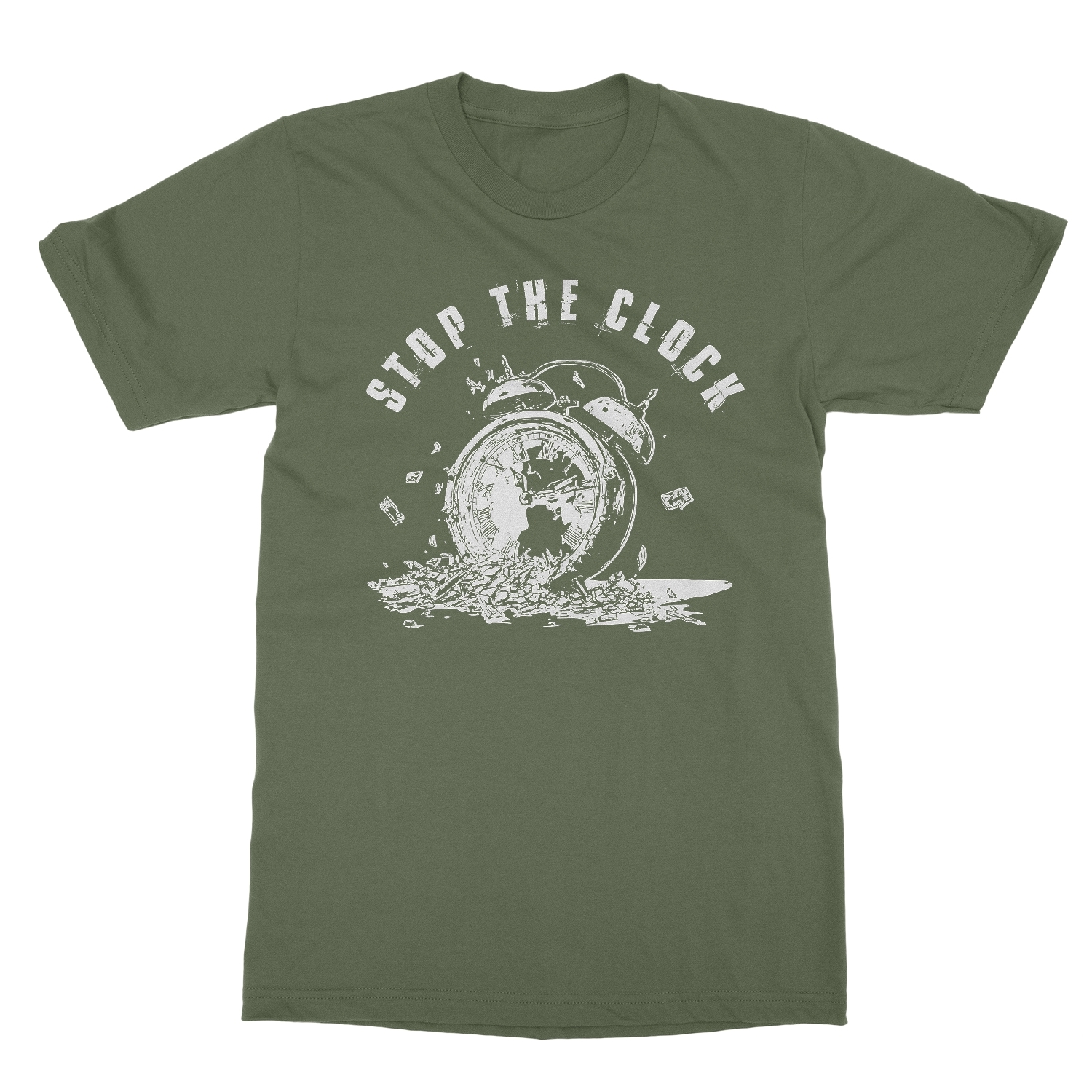 Stop The Clock – End Daylight Saving Broken Clock Unisex T-Shirt