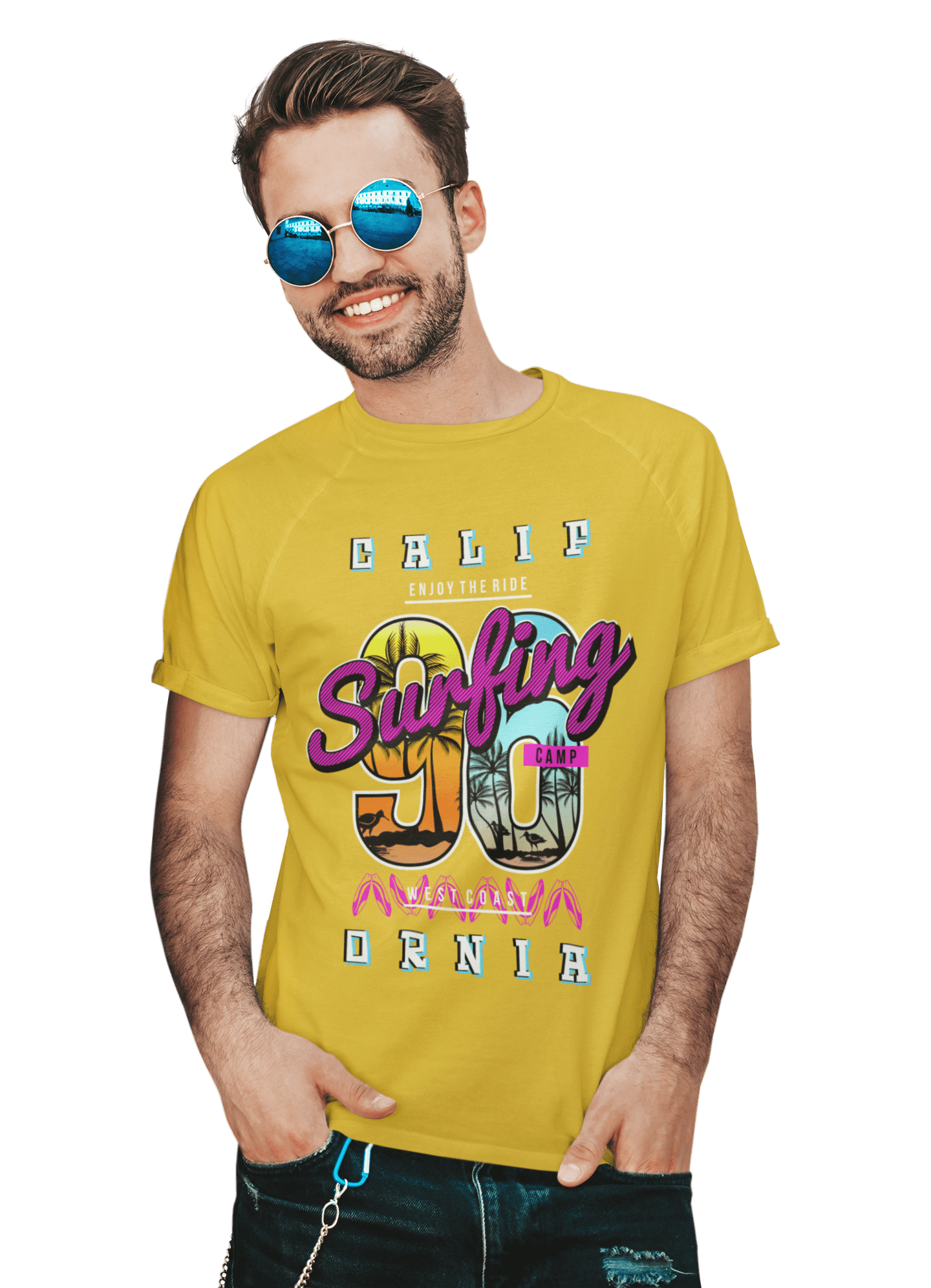 kaos california surfing 96