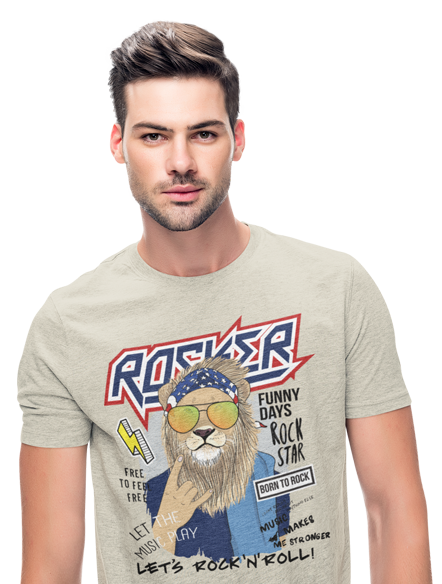 kaos rocker lion