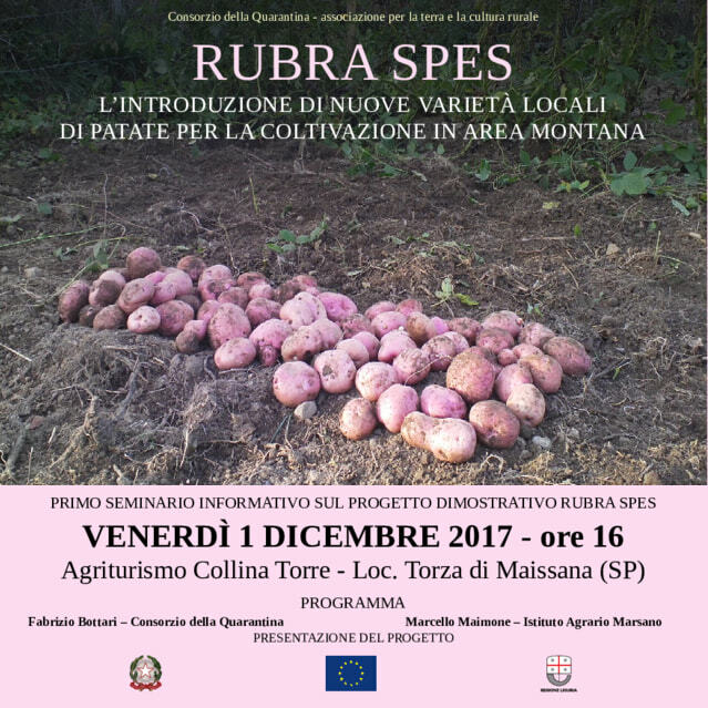 Finanziato dal PSR Liguria come progetto dimostrativo sulla misura 1.02