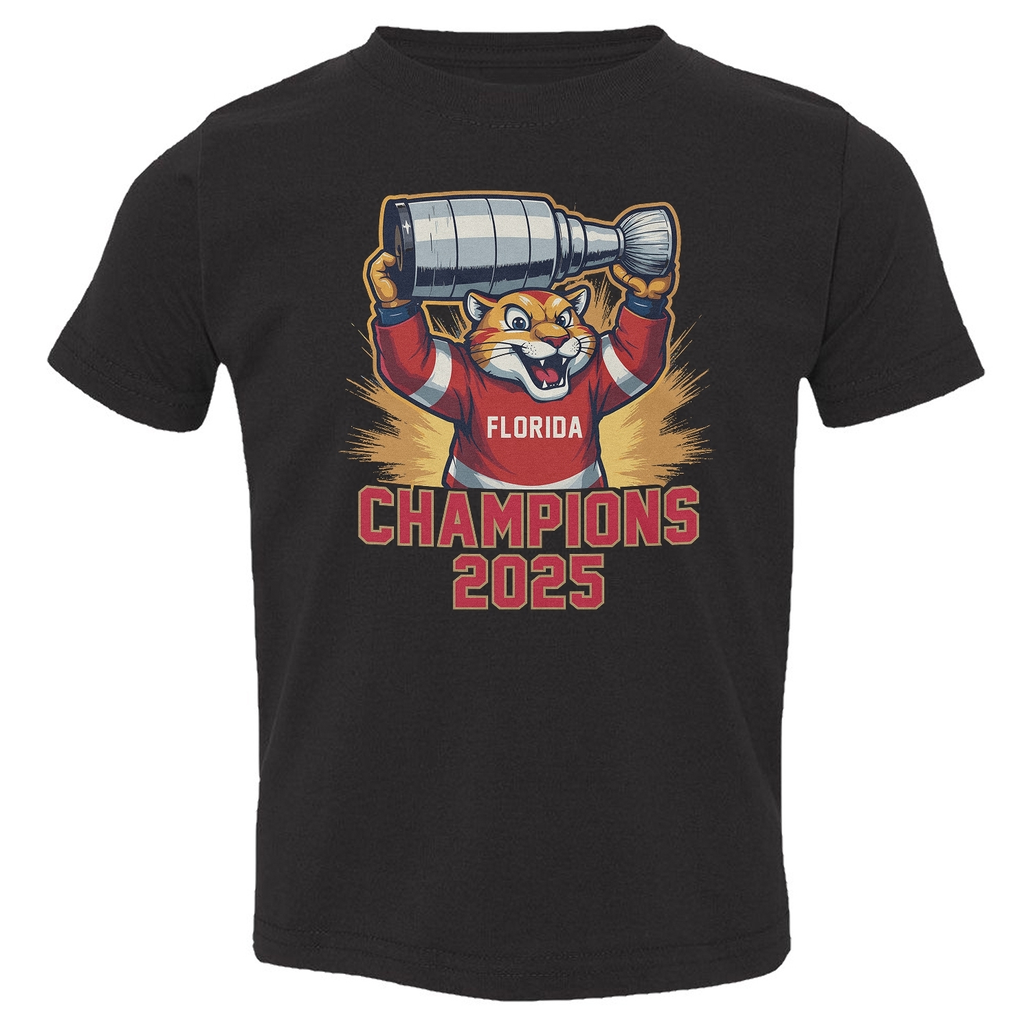 2025 Season Winners Hockey Trophy - Florida Fans Gift Toddler T-Shirt - Picture 2 of 5
