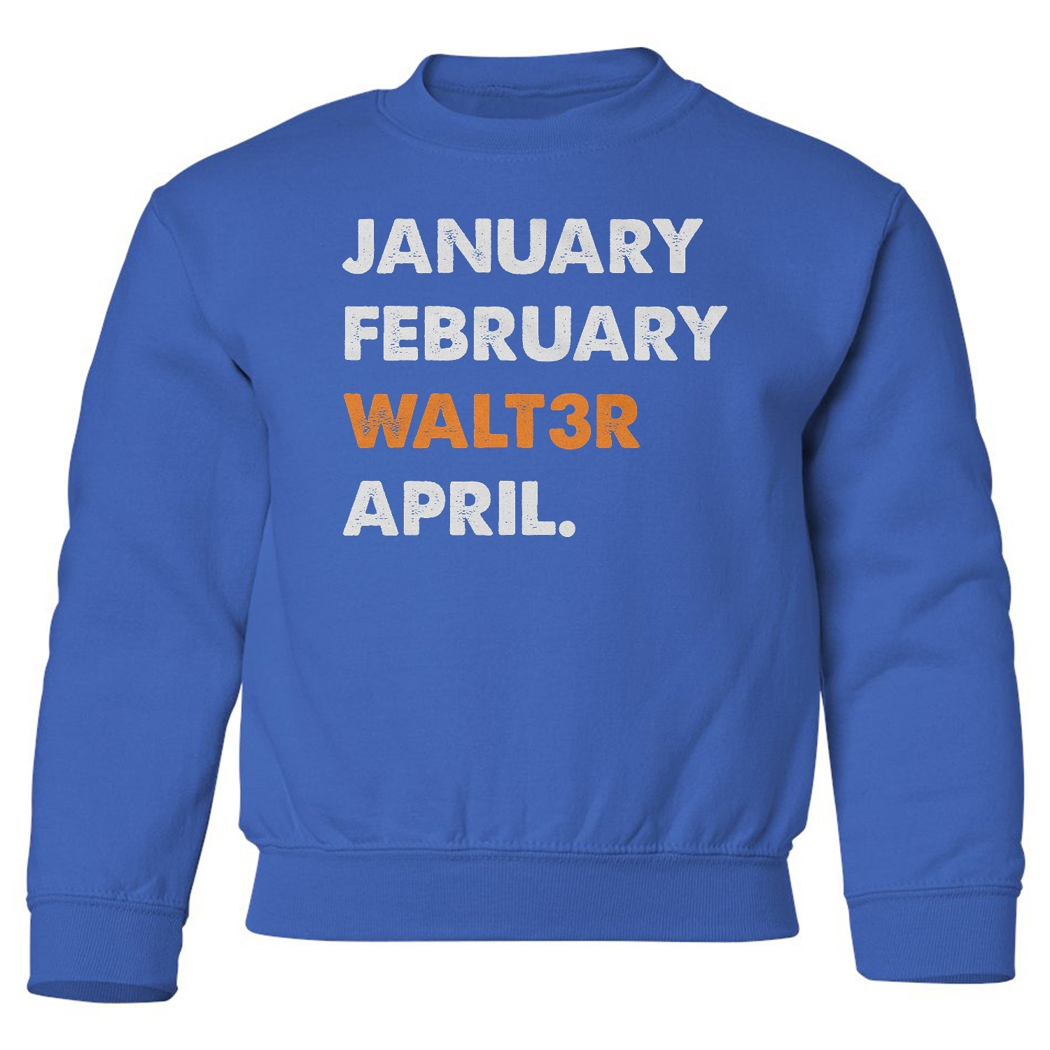 January February WALT3R April Champs Youth Crewneck Sweatshirt - Picture 2 of 2