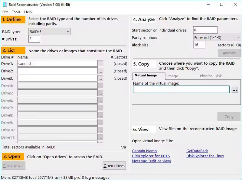 Runtime RAID Reconstructor 5.17 Runtime RAID Reconstructor 5.17