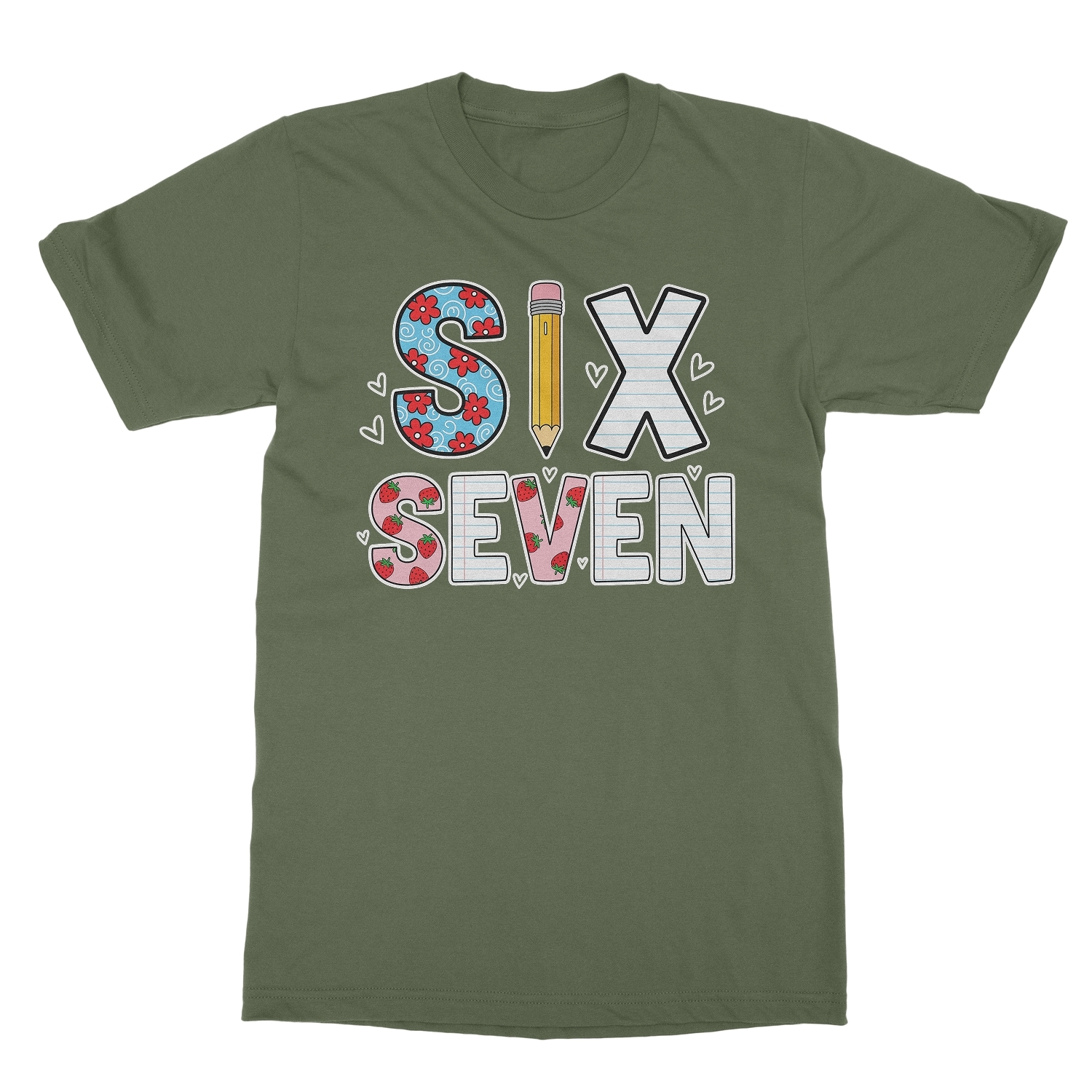 Six Seven 67 Design – 6 7 Meme School Teacher Student Unisex T-Shirt