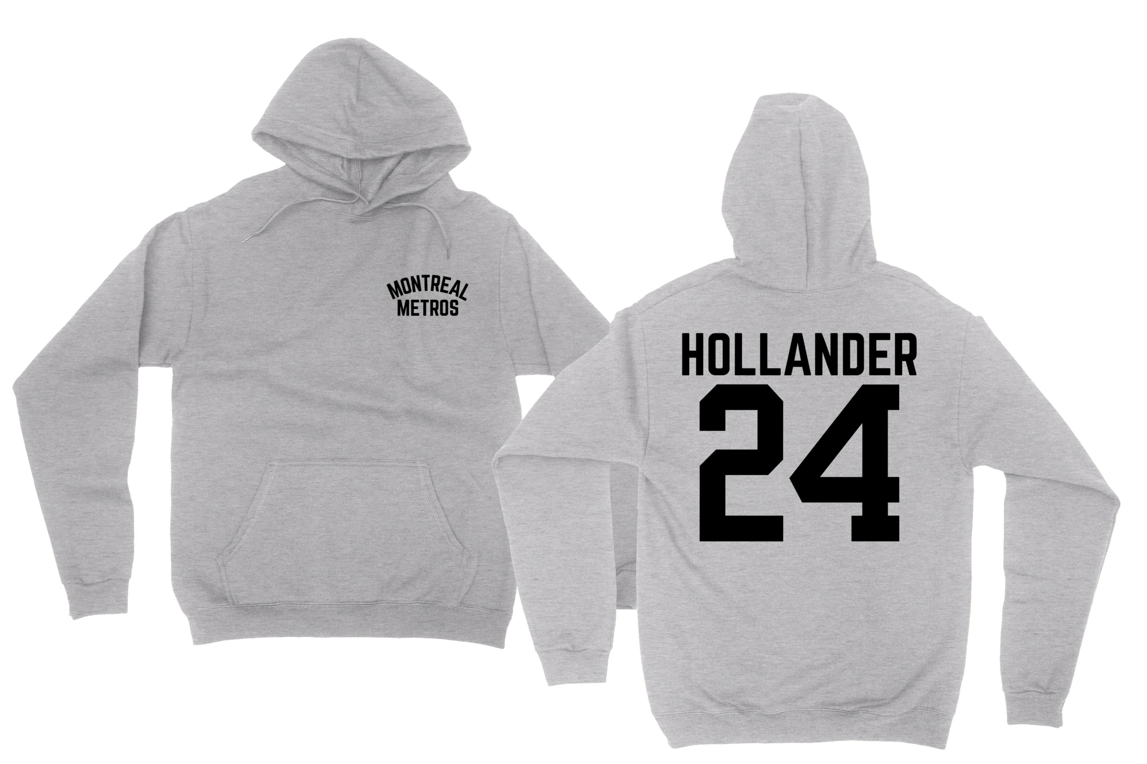 Hollander Inspired 2 Sided Graphic – Montreal Tribute Unisex Hooded Sweatshirt