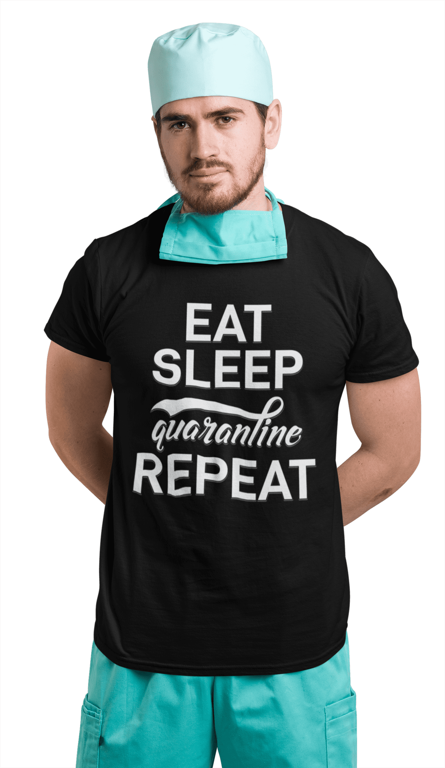 kaos eat sleep quarantine repeat