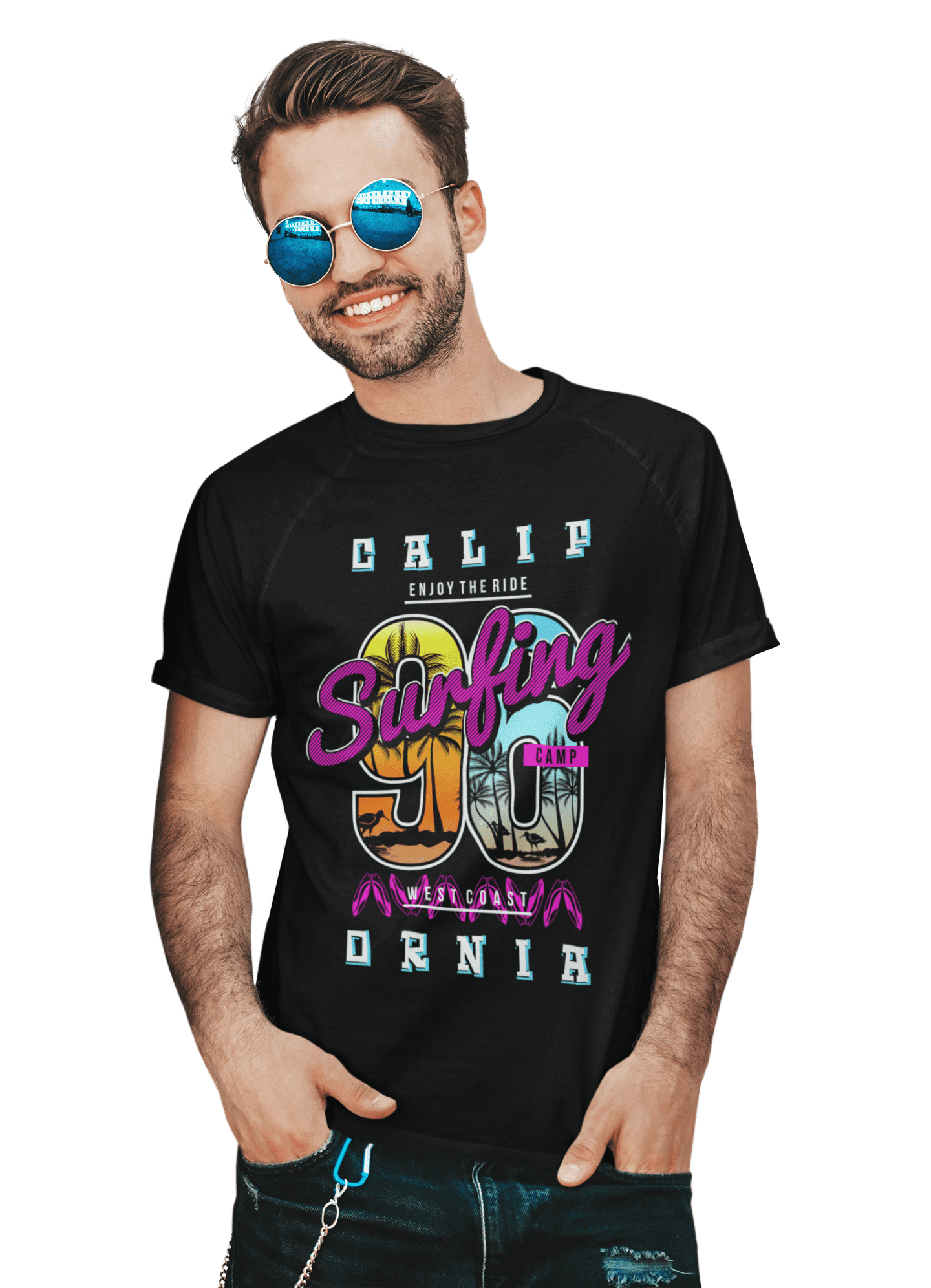 kaos california surfing 96