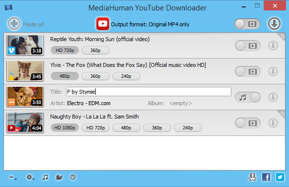 Mediahuman Youtube Downloader 3.9.18 (x64) Repack & Portable by Elchupacabra – (79 MB) Mediahuman Youtube Downloader 3.9.18 (x64) Repack & Portable by Elchupacabra – (79 MB)