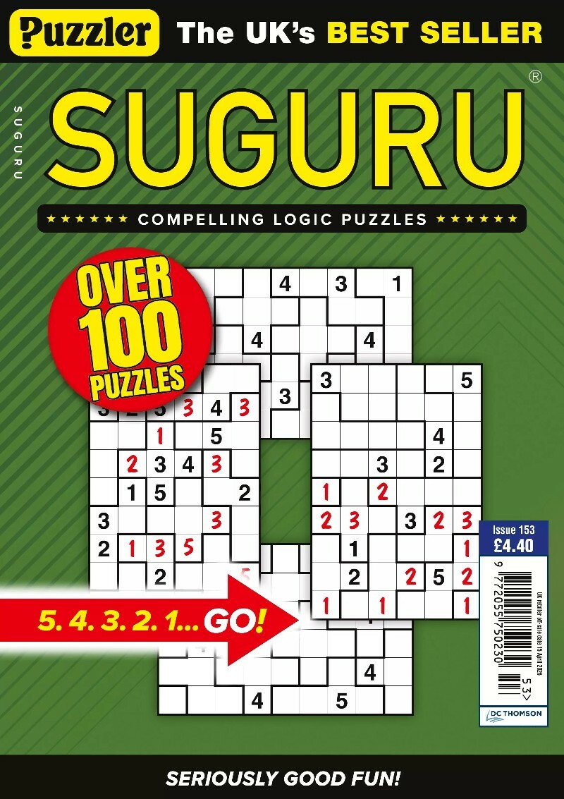 Puzzler Suguru Issue 153.2026