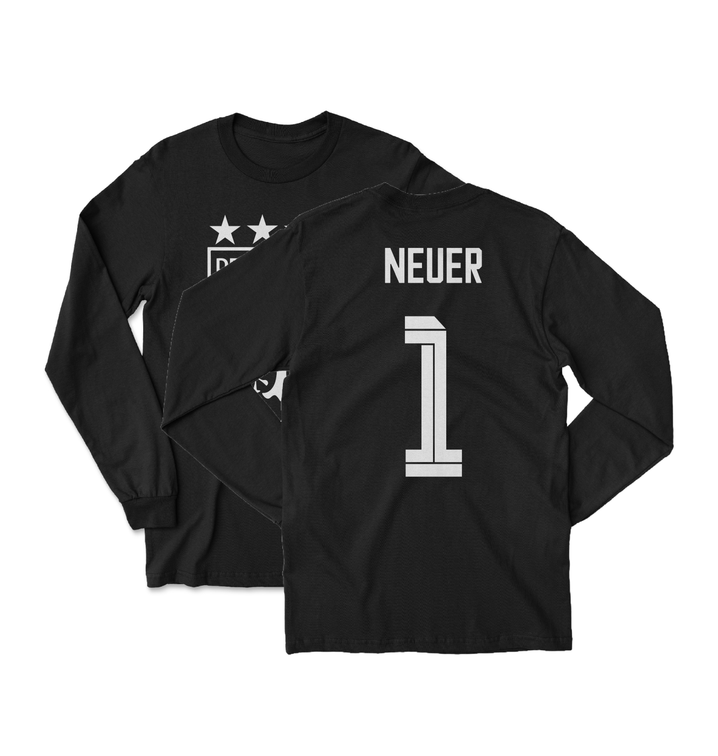 Germany 1 Tribute 2026 Neuer Fan Graphic – 2 Sided Long Sleeve T-Shirt