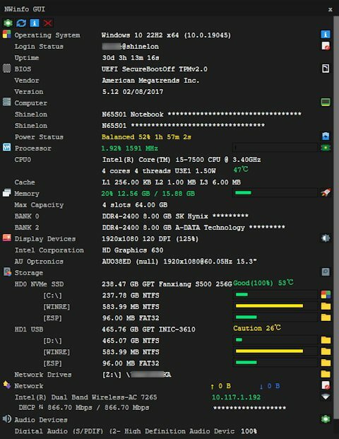 NWinfo 1.6.3