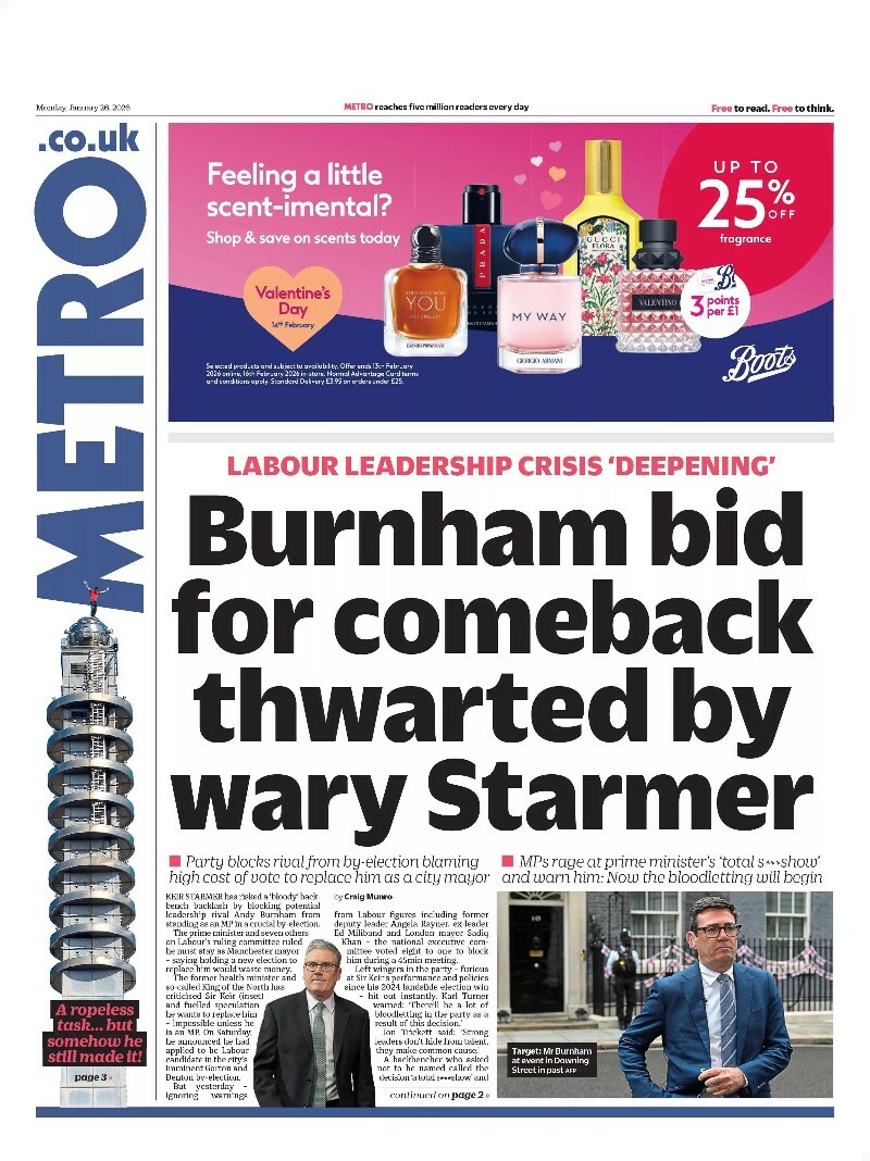 METRO Scotland 26 January 2026 METRO Scotland 26 January 2026