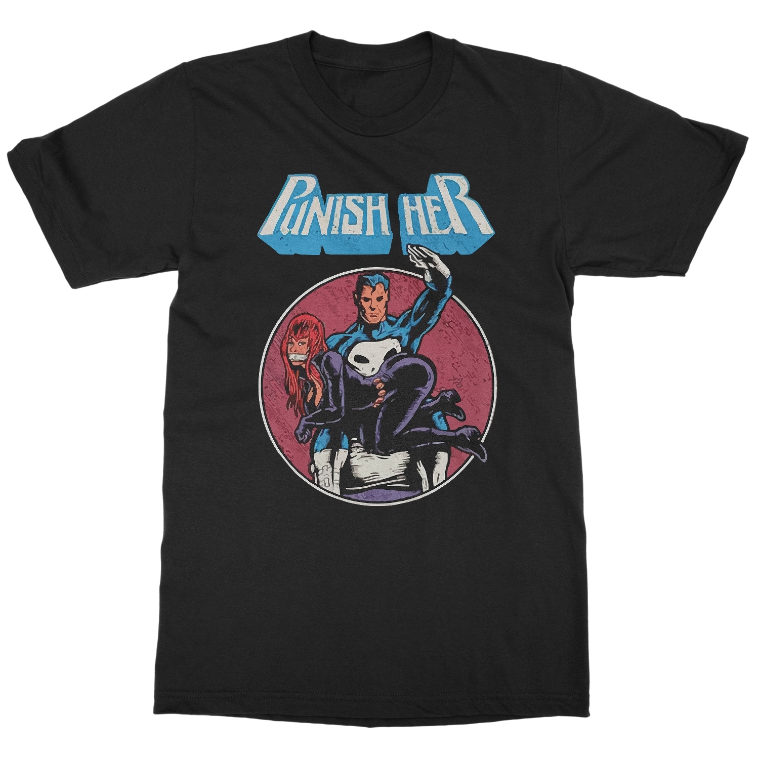 Punish Her – Funny Halloween Comic Parody Unisex T-Shirt