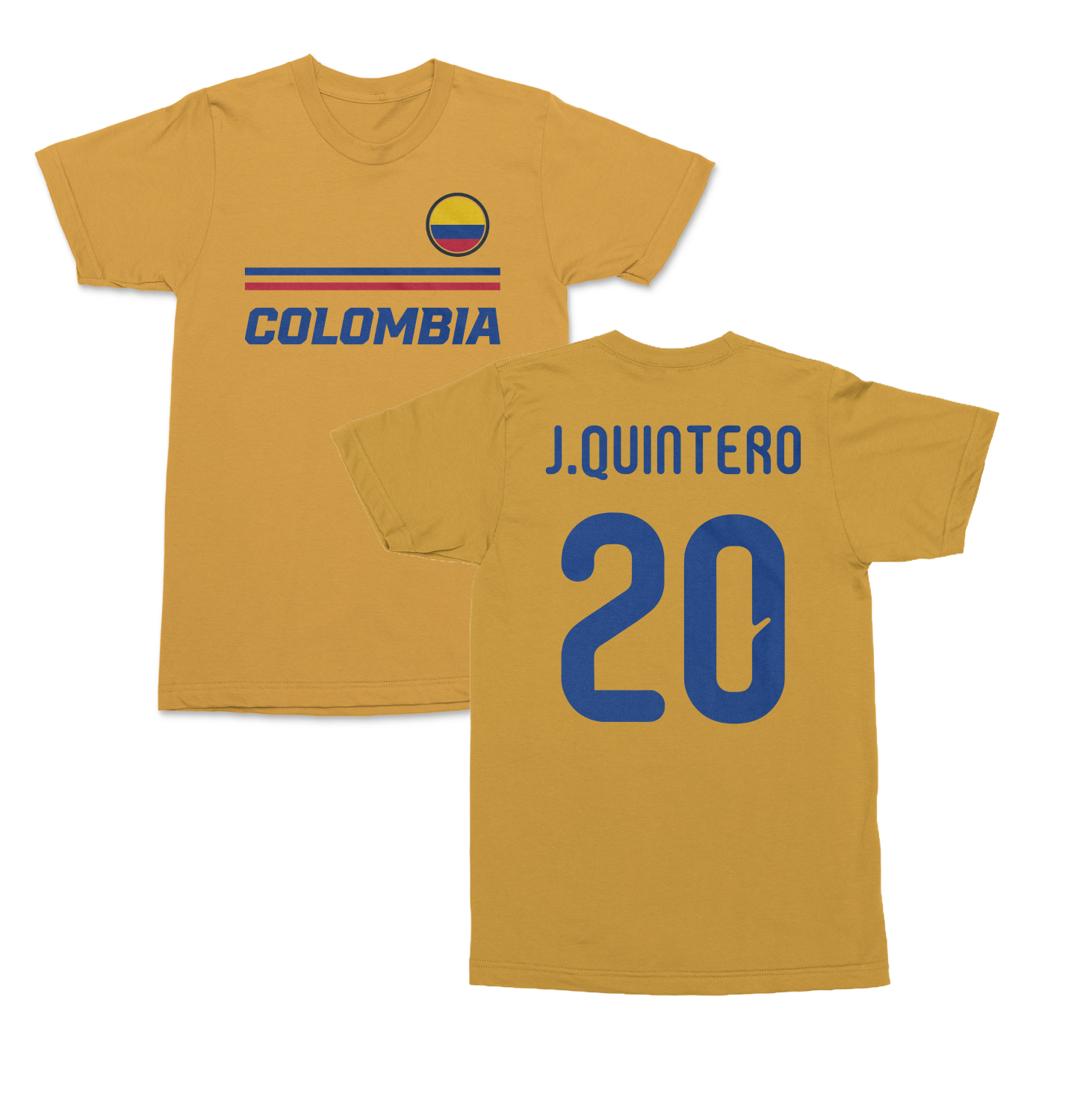 Colombia Soccer Fans Quintero 20 Jersey Style Unisex T-Shirt