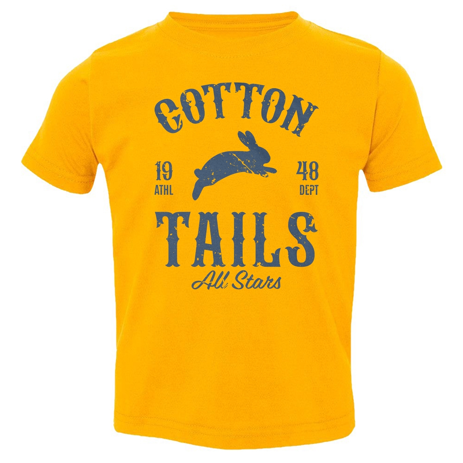 Vintage Easter Day Bunny Rabbit Cotton Tails Funny Toddler T-Shirt - Picture 4 of 11