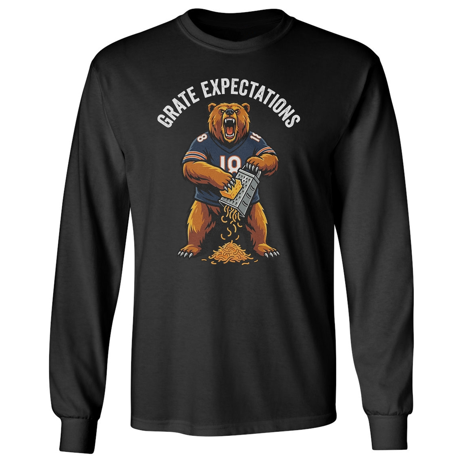 Grate Expectations – Funny Chicago Fans Tribute Long Sleeve T-Shirt