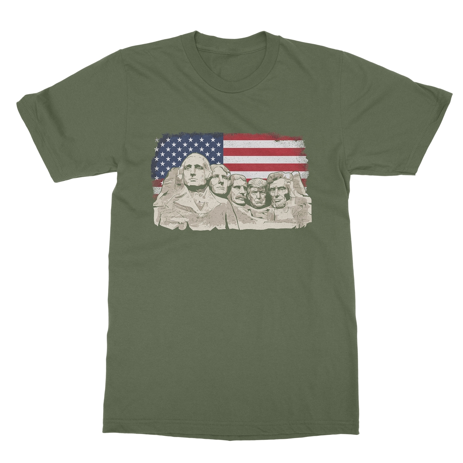 Mount Rushmore Trump-Inspired Graphic – US President Unisex T-Shirt