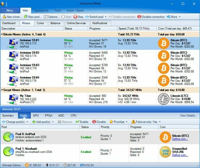 Awesome Miner Ultimate 11.4.0 Multilingual – (105 MB) Awesome Miner Ultimate 11.4.0 Multilingual – (105 MB)