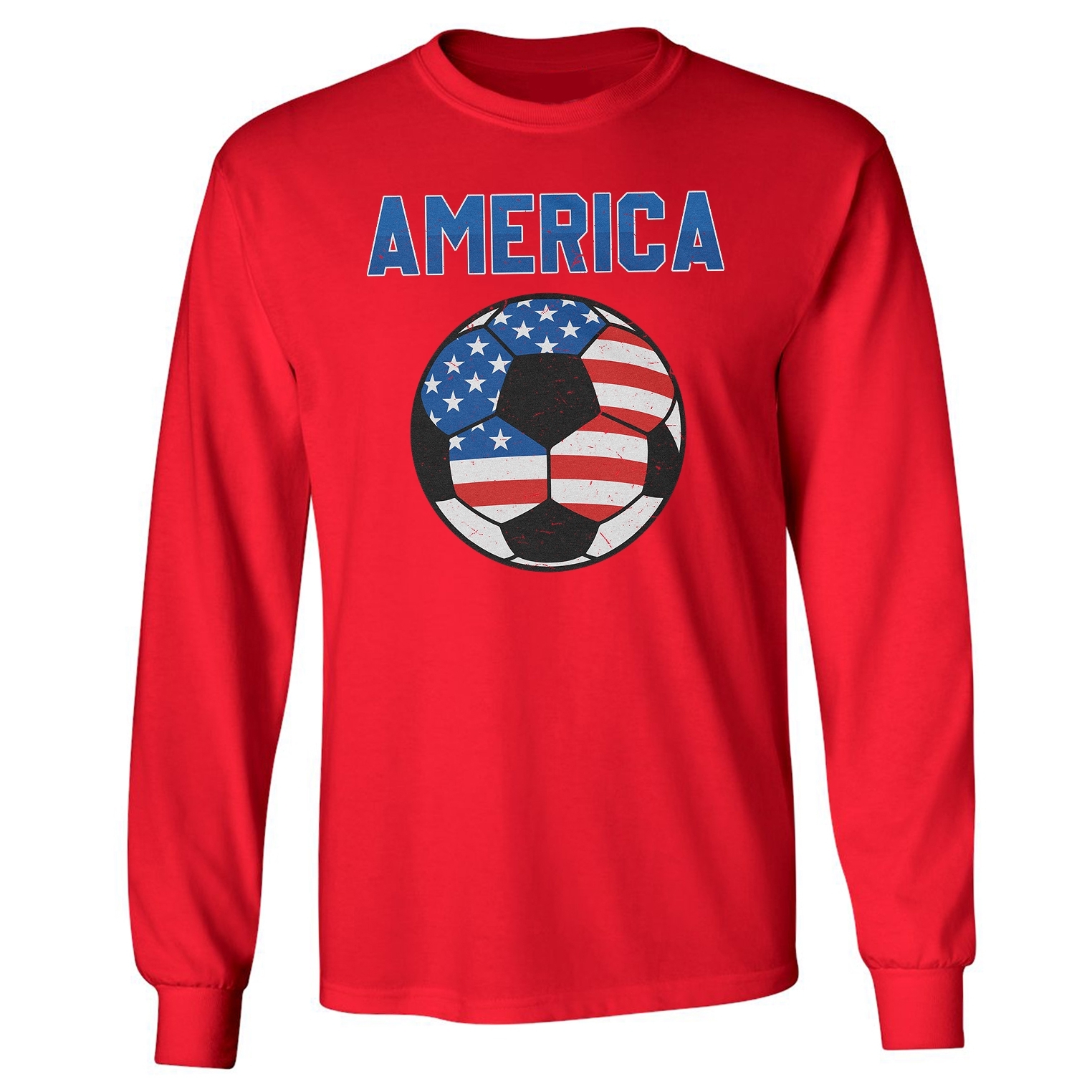 4th of July Patriot Ball – Independence Day Sport Fan Long Sleeve Tshirt