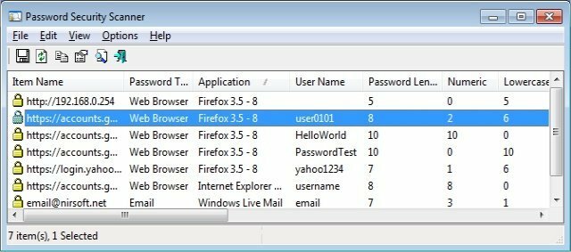 Password Security Scanner 1.65 – (1 MB) Password Security Scanner 1.65 – (1 MB)