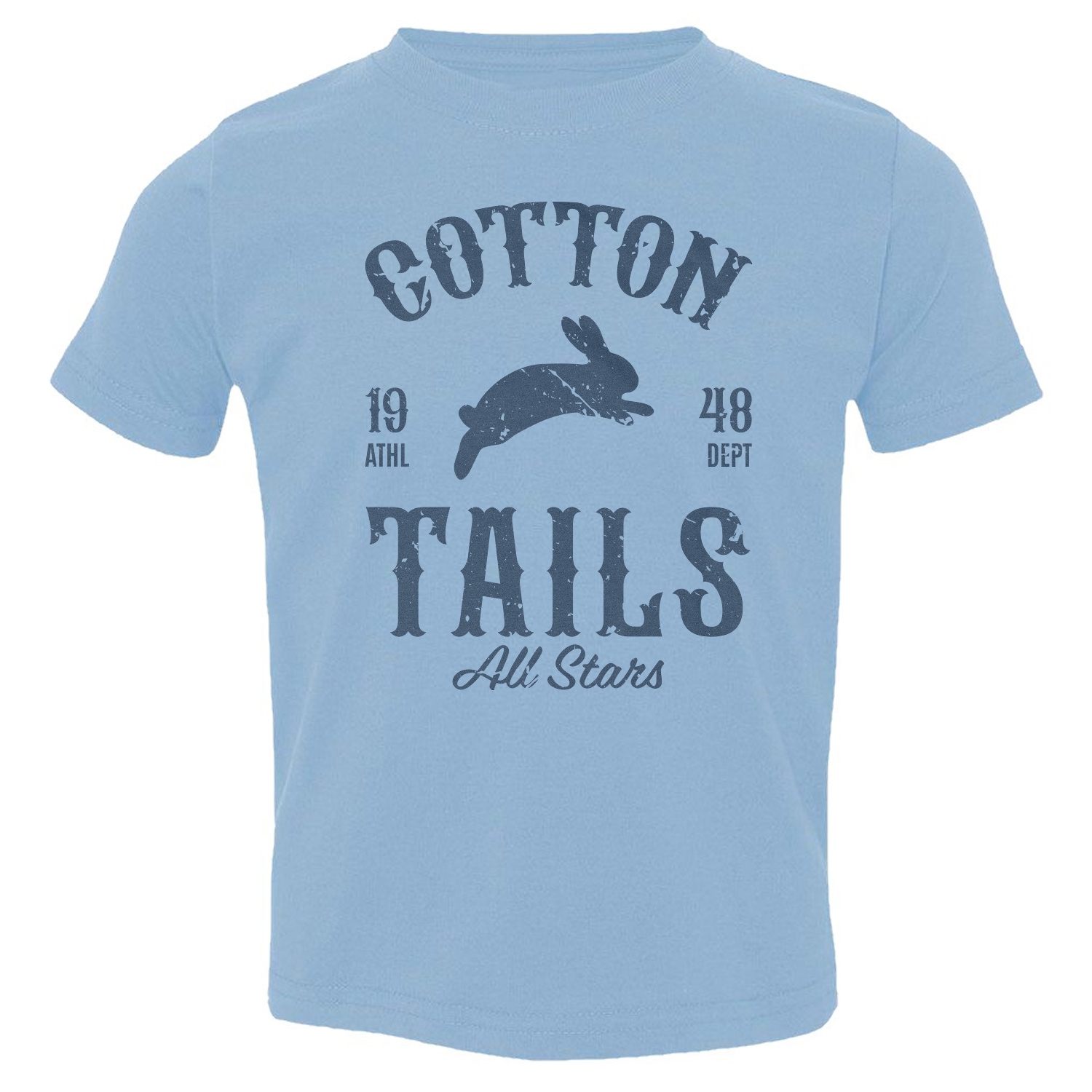 Vintage Easter Day Bunny Rabbit Cotton Tails Funny Toddler T-Shirt - Picture 3 of 11