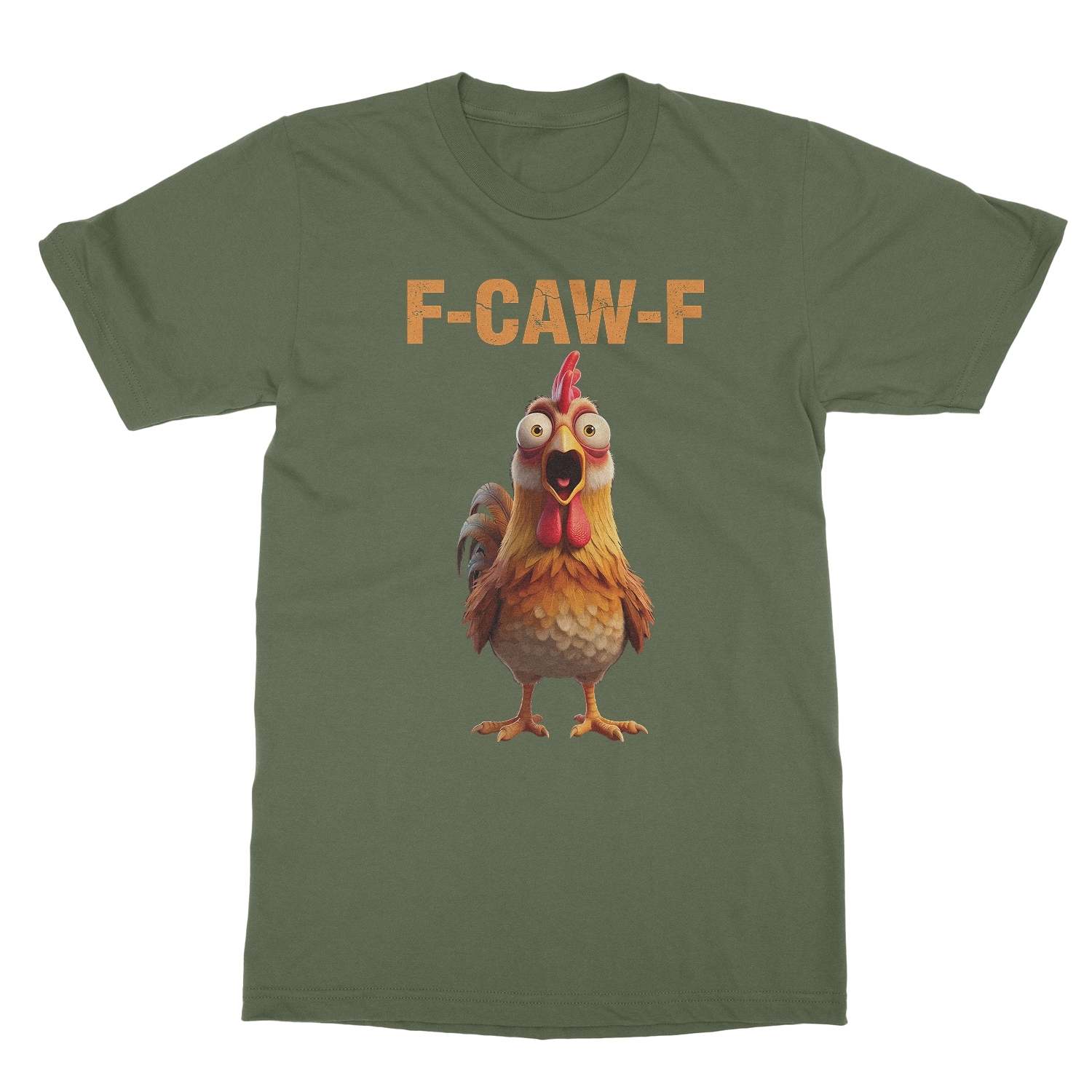 F-Caw-F Meme – Funny Rooster Chicken Humor Unisex T-Shirt