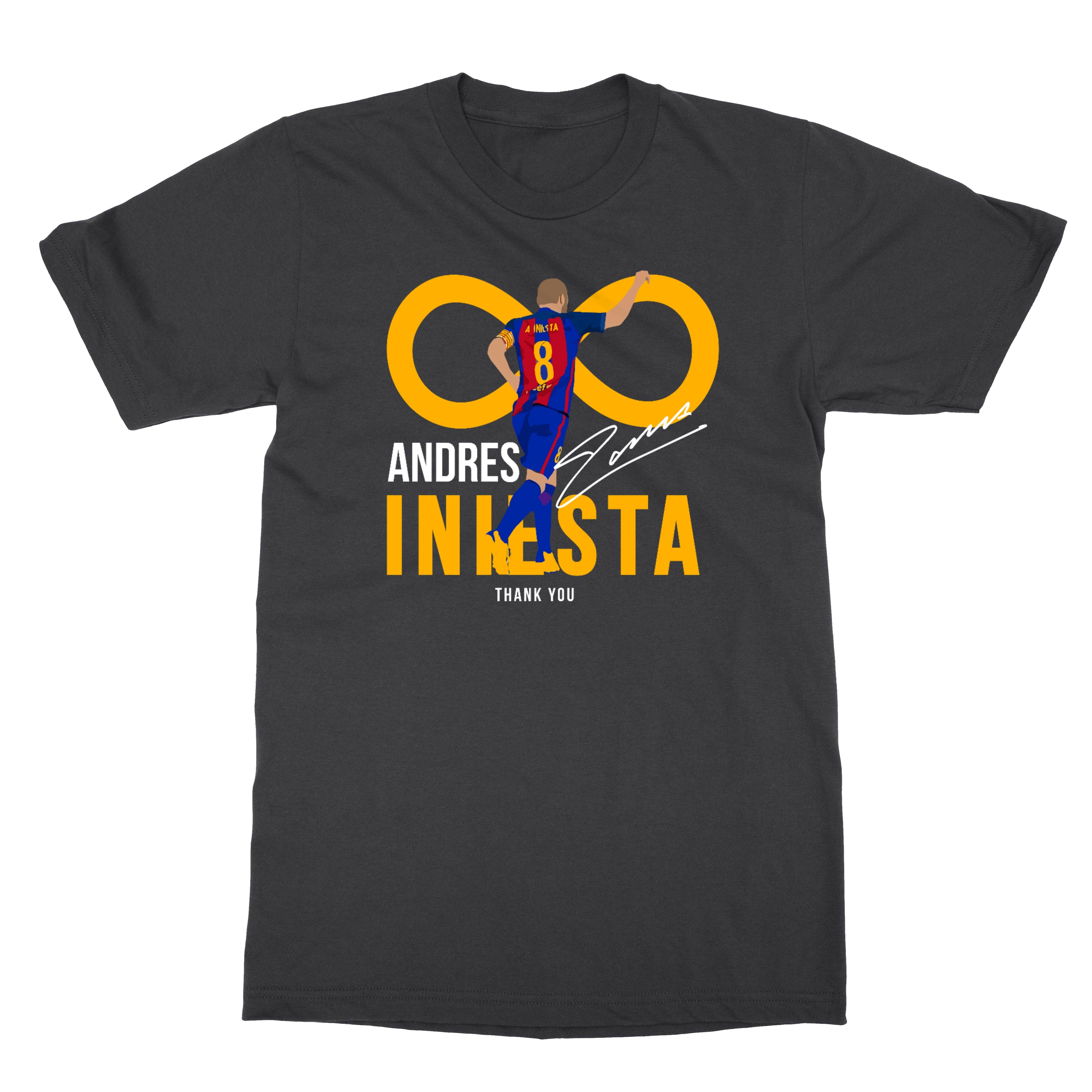 Thank You Iniesta 8 Infinite - Soccer Legend Farewell Unisex T-Shirt