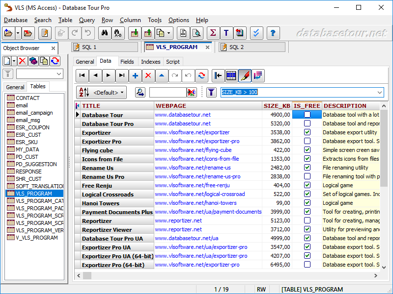 Database Tour Pro 11.6.5.2089 Multilingual Database Tour Pro 11.6.5.2089 Multilingual