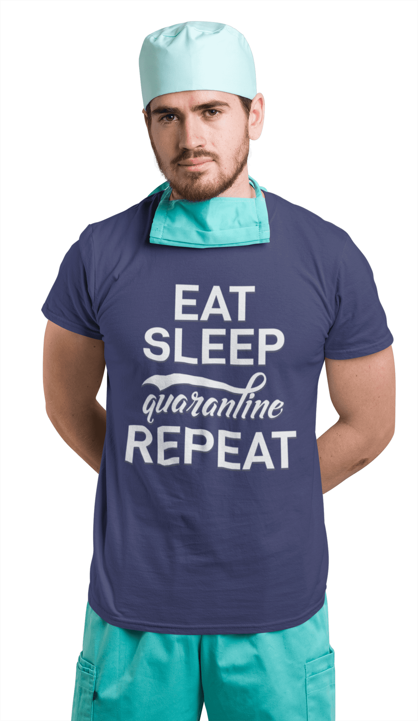 kaos eat sleep quarantine repeat