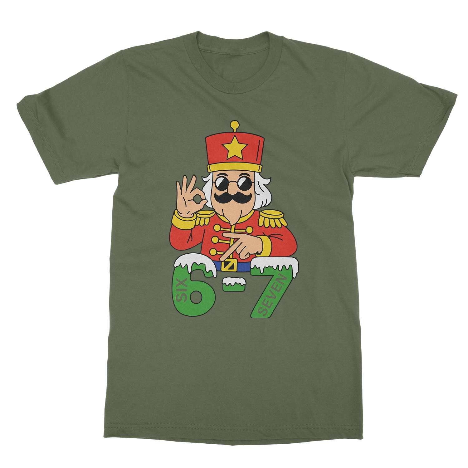 Six Seven Nutcracker � Funny 67 Meme Christmas Unisex T-Shirt
