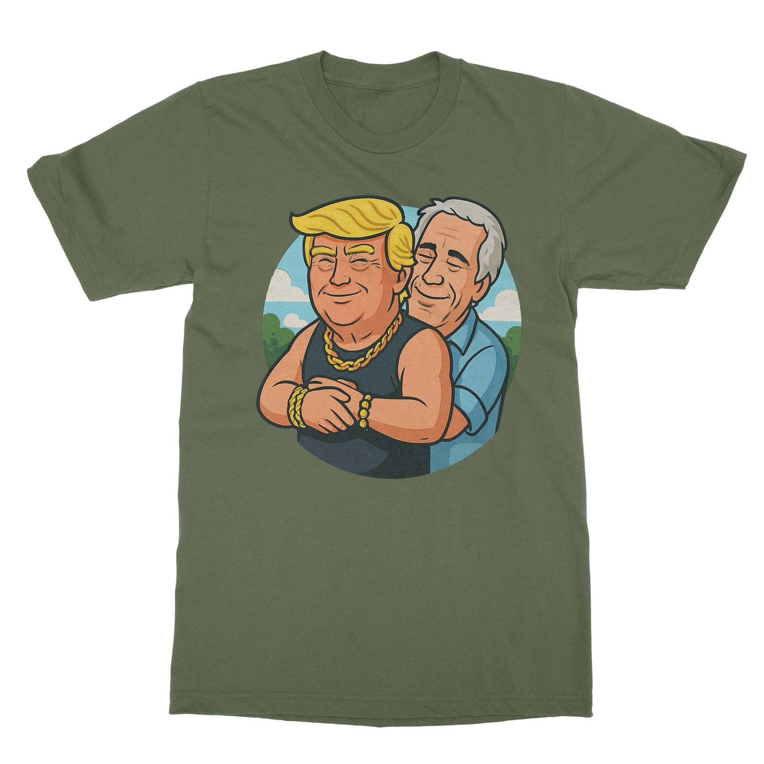 Trump-Epstein Inspired What List? - Kiss Cam Funny Unisex T-Shirt