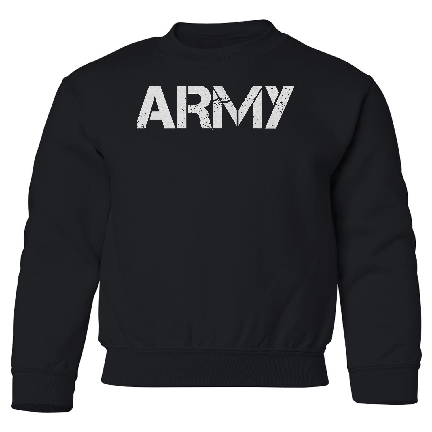 Purple Up Military Kids - Armed Forces Appreciation Youth Crewneck Sweatshirt - Picture 2 of 3