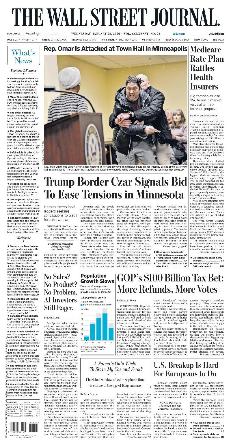 The Wall Street Journal 28 January 2026 The Wall Street Journal 28 January 2026