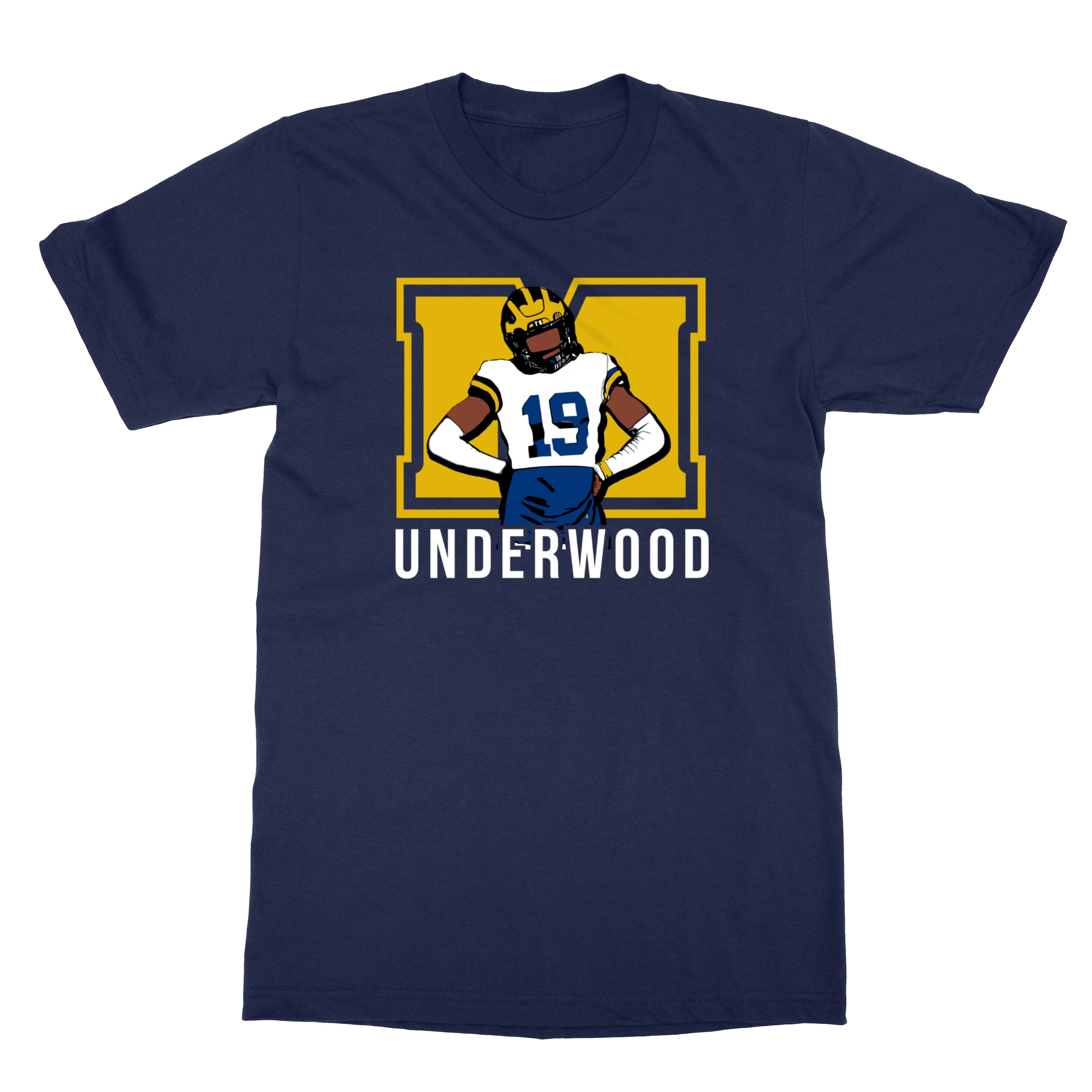 Underwood 19 Michigan Football Star Quarterback Unisex T-Shirt