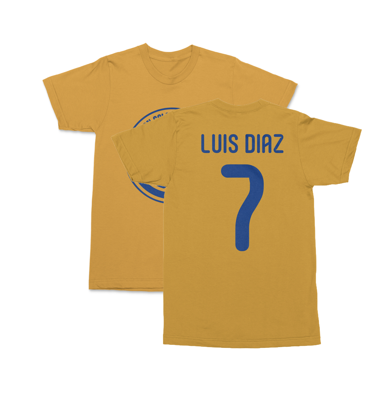 Colombia Tribute 7 Graphic Luis Diaz Inspired 2-Sided Unisex T-Shirt