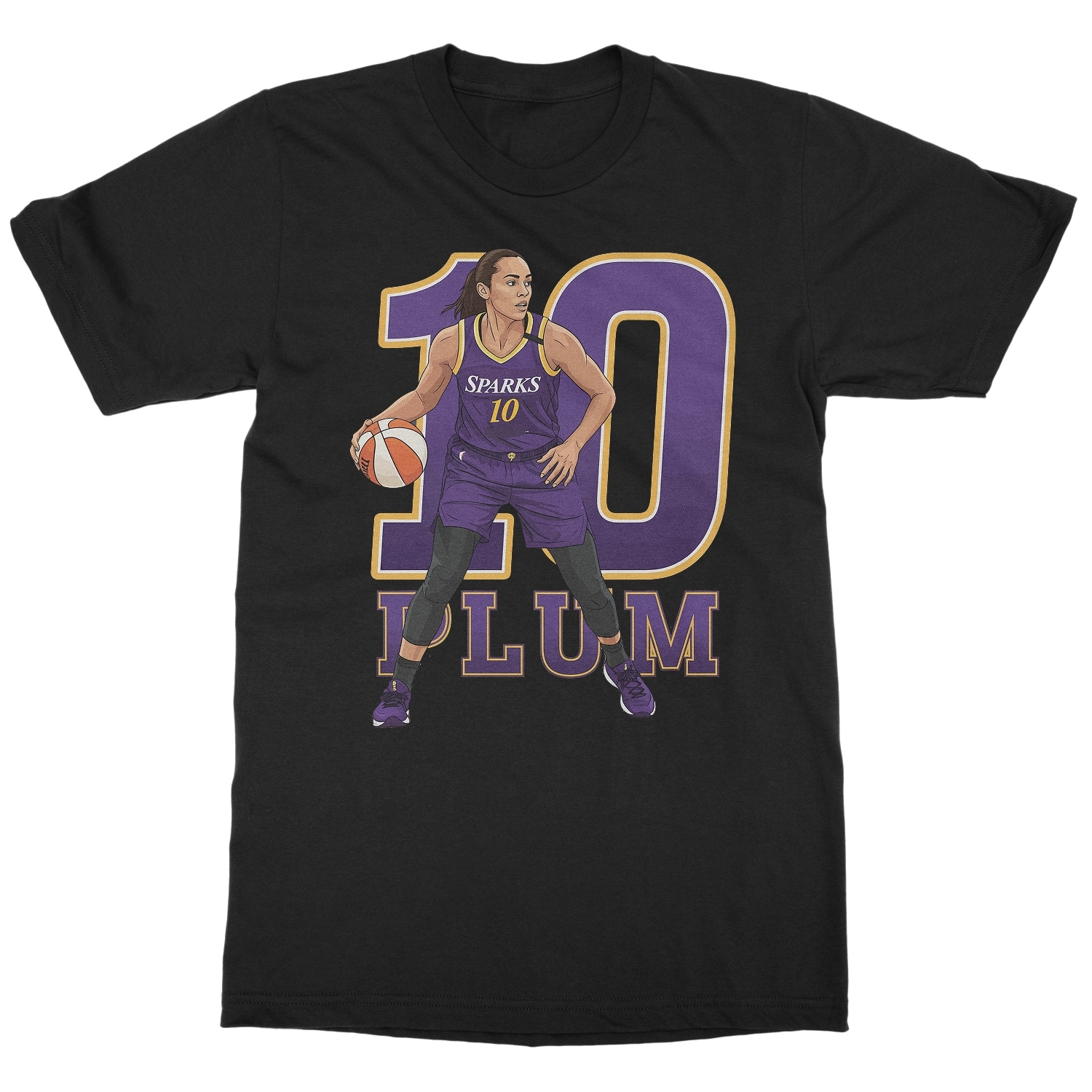 Plum 10 Inspired Graphic – Las Vegas Fans Tribute Unisex T-Shirt
